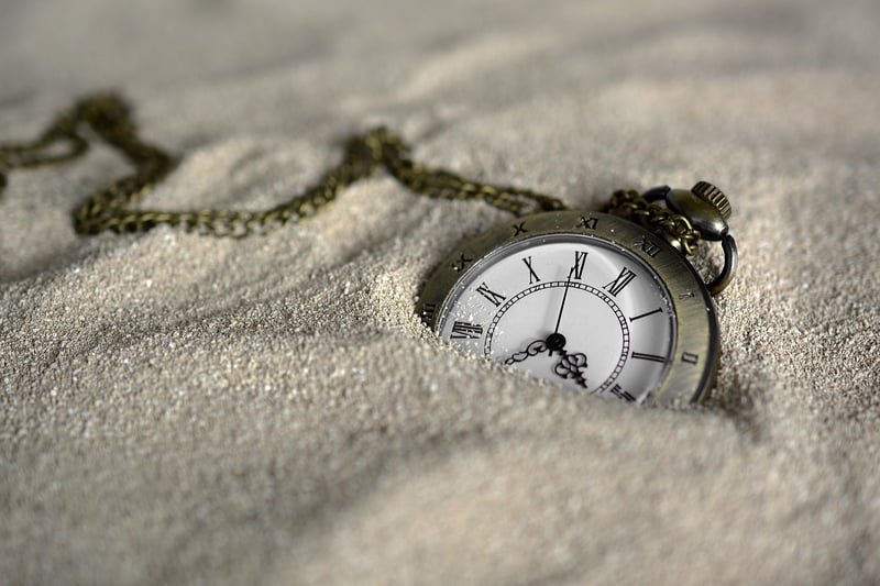 Surreal Clock Time Melted